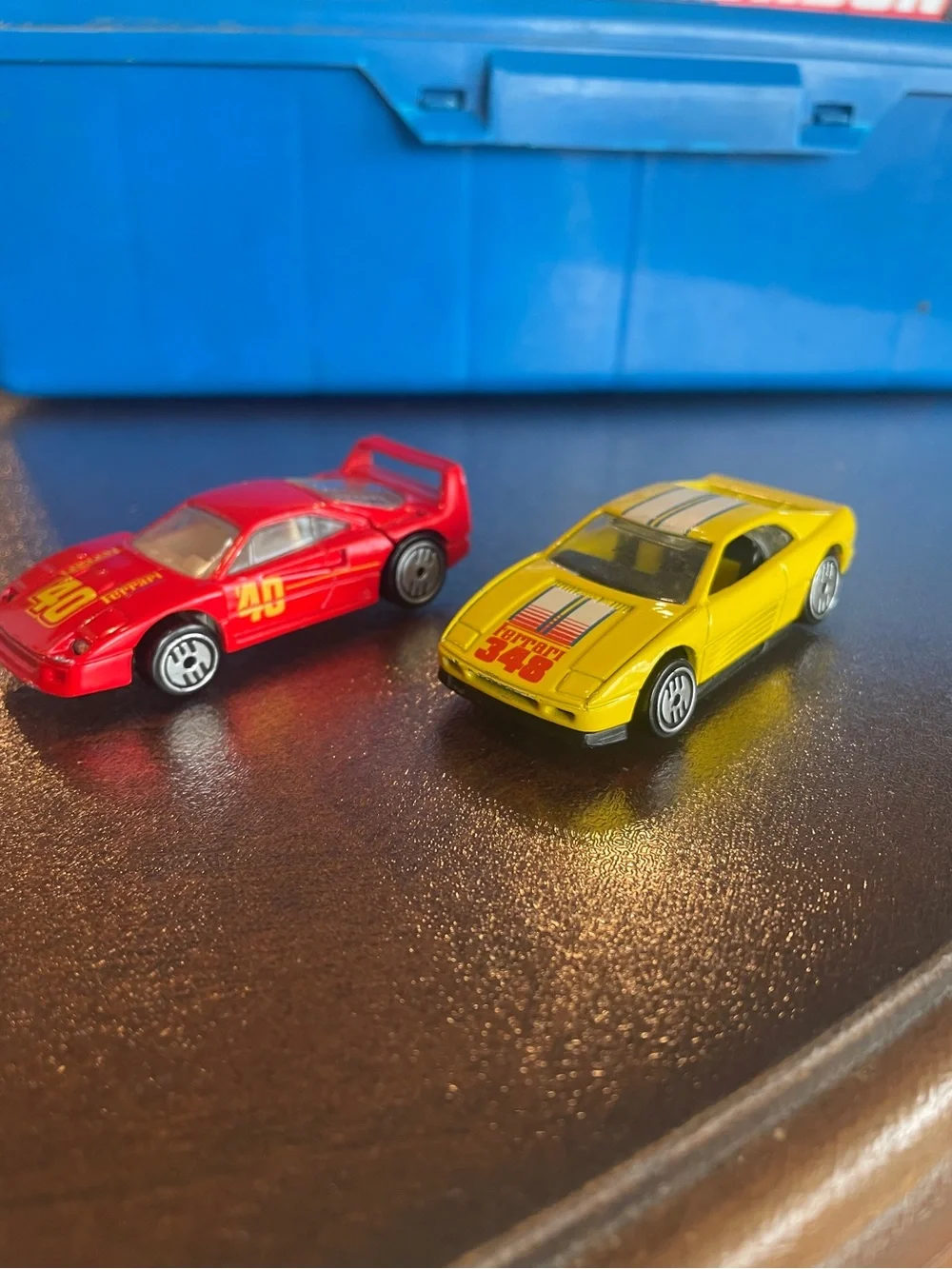 Collection of 2 hotwheels vintage 1:64 scale Diecast  Ferrari,s
